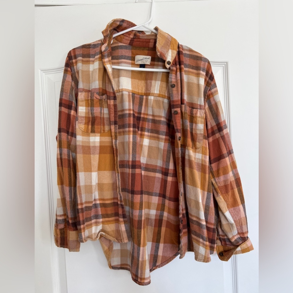 Orange flannel